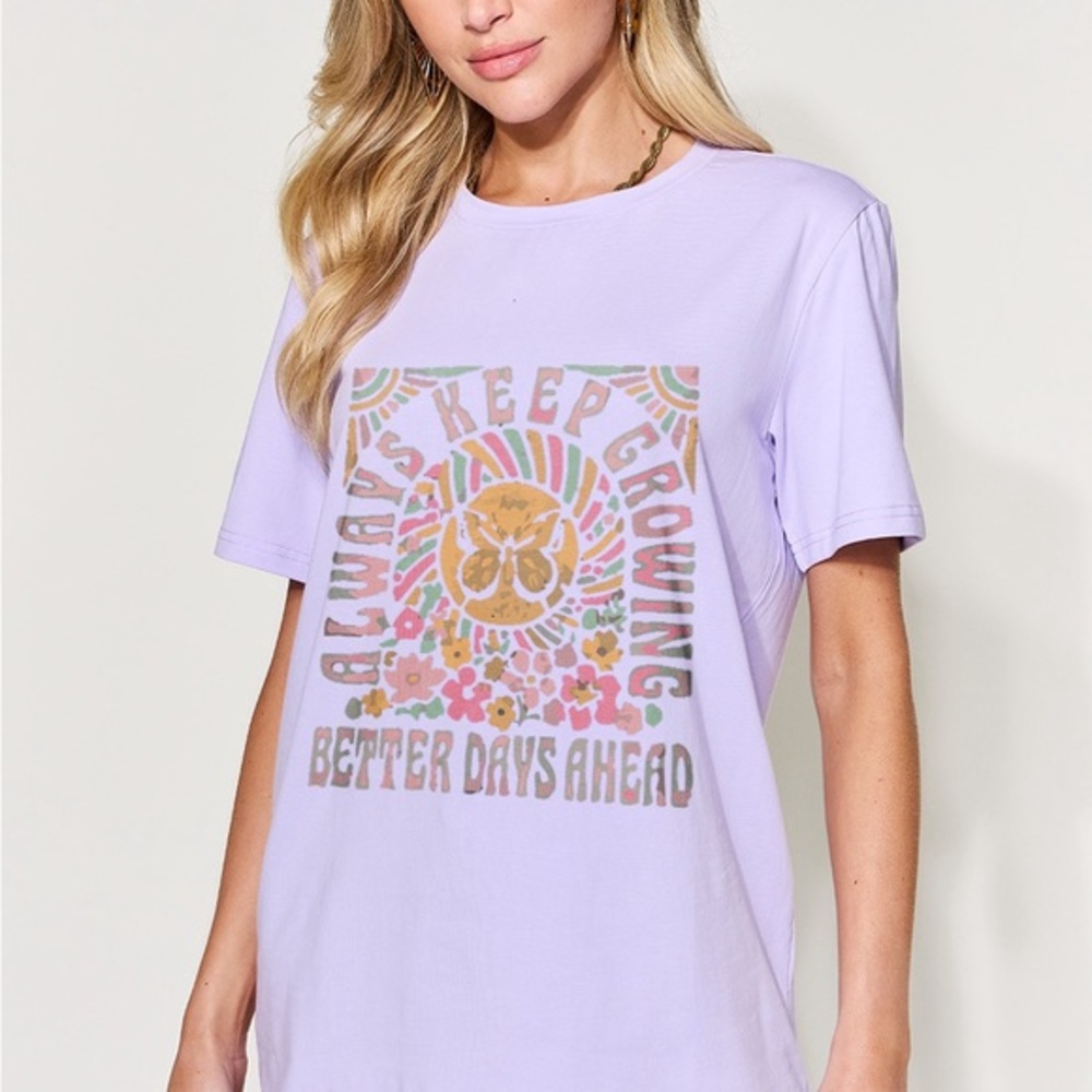 Simply Love Full Size Graphic Round Neck Short Sleeve T-Shirt